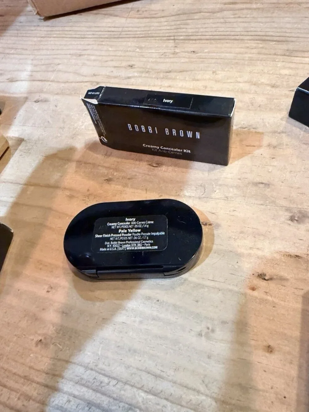 Bobbi Brown Creamy Concealer Kit Ivory & Pale Yellow New With Box